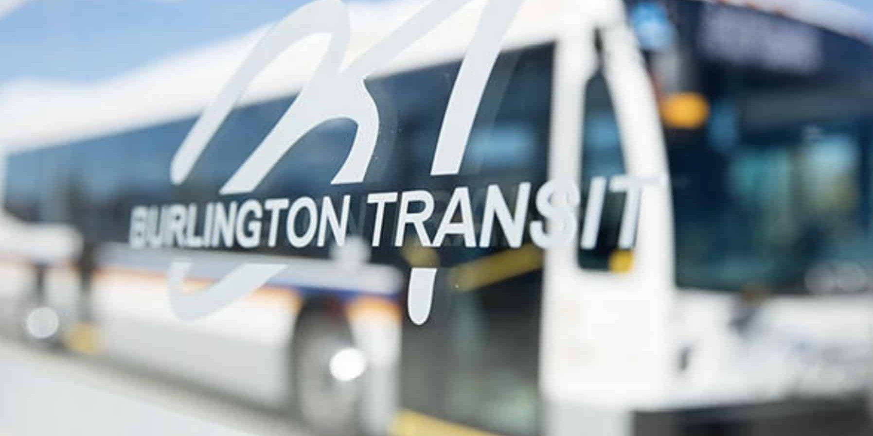 Burlington transit bus schedule trips