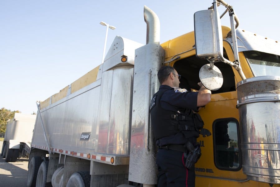 commercial motor vehicle inspection safety blitz