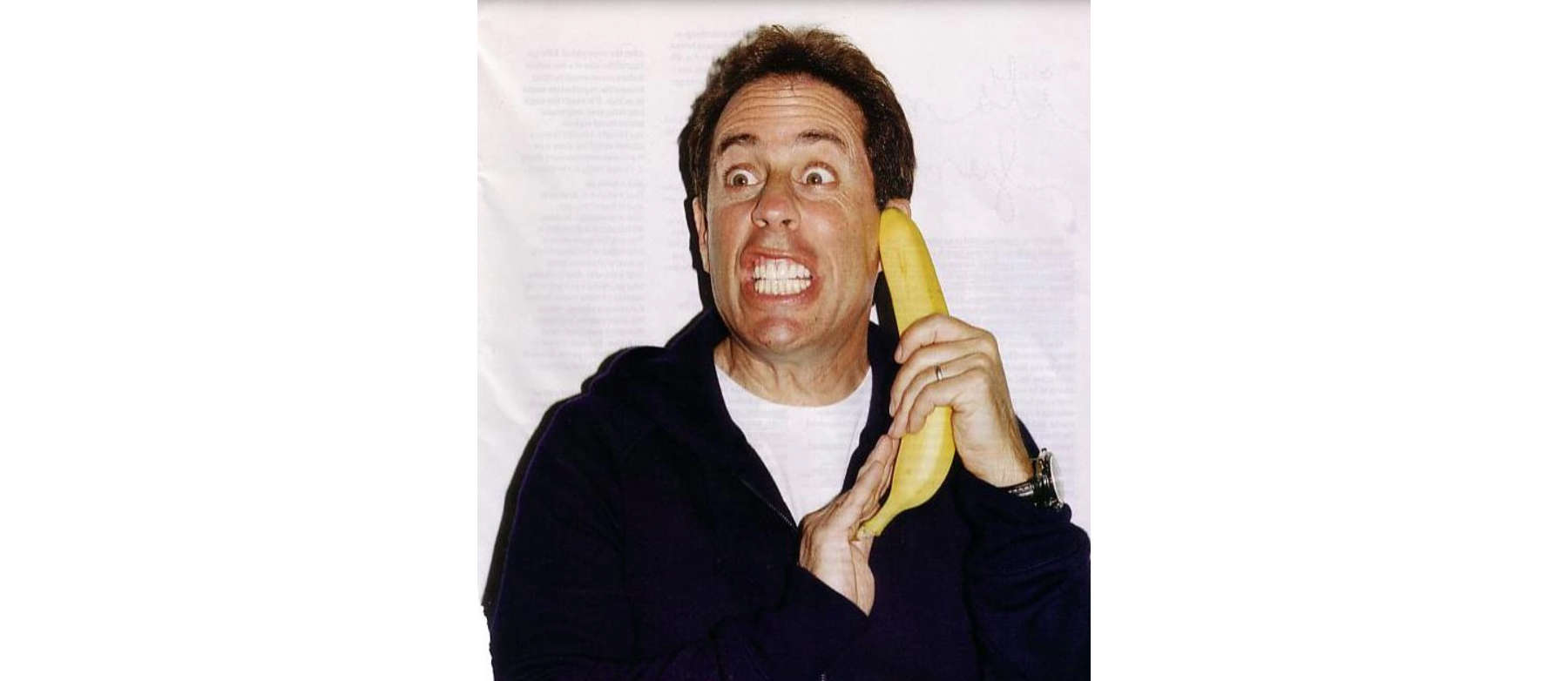 Seinfeld banana ear Burlington facebook twiiter