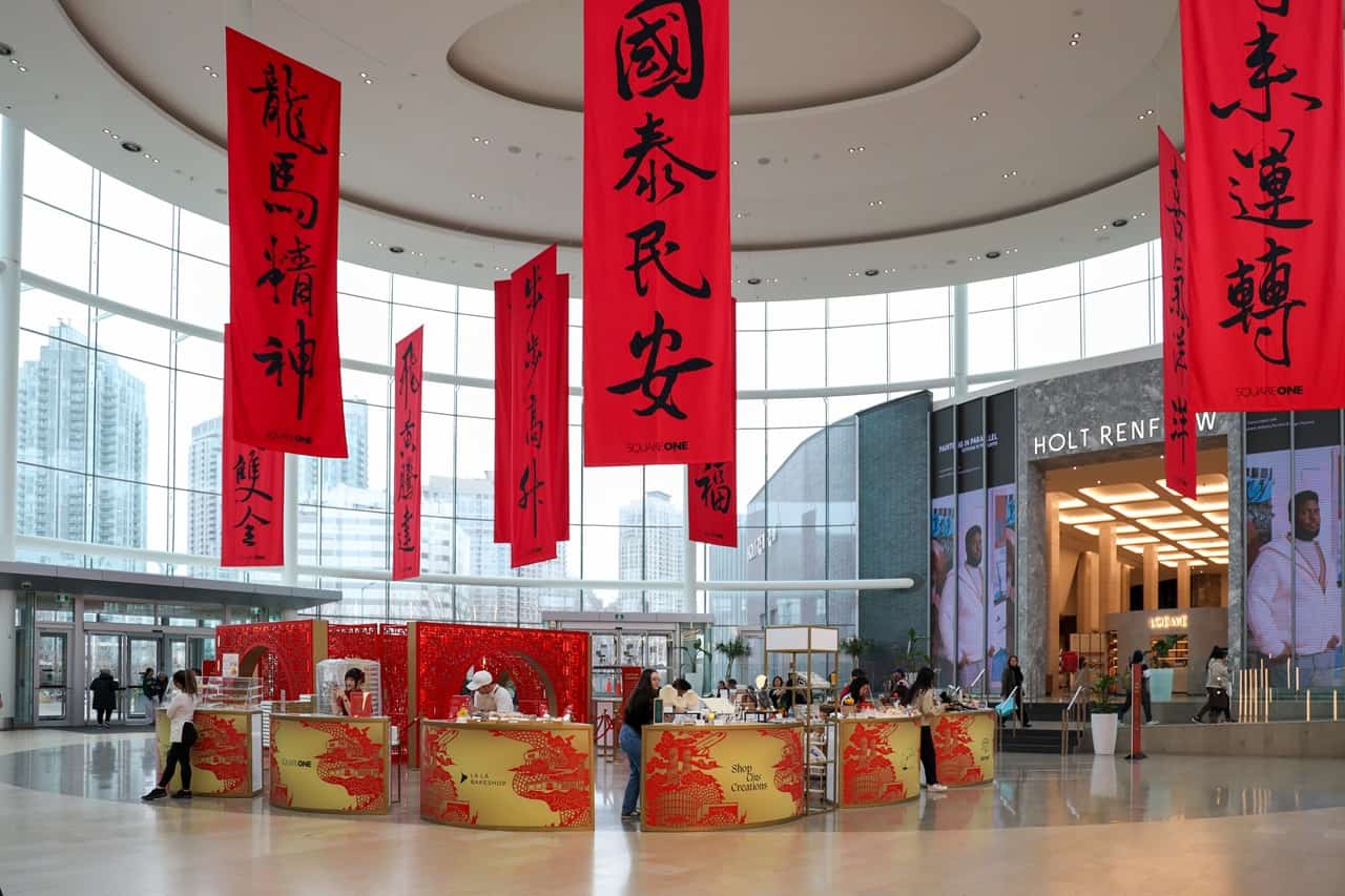 Square One celebrates Lunar New Year with market, immersive art experience, traditional scrolls, and big events