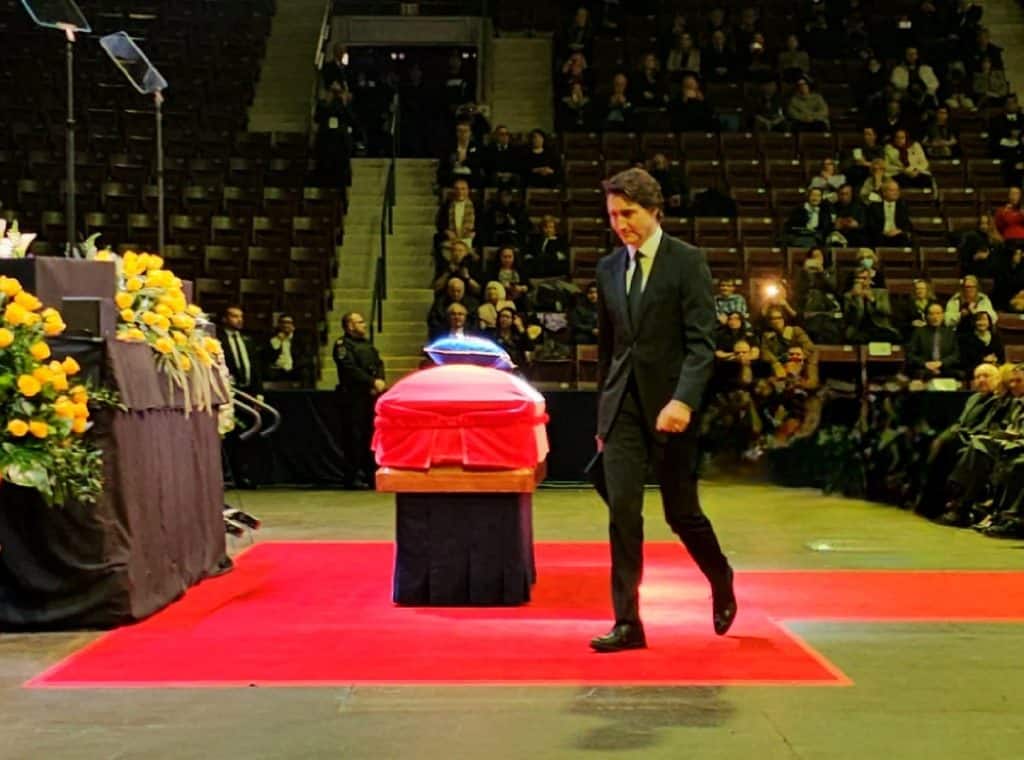 Hazel McCallion state funeral in Mississauga one year ago today